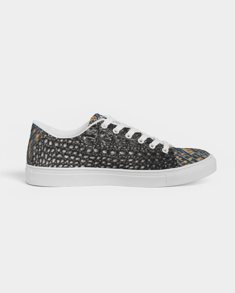 Gator black calf print tip BY MARVIN JEANS Men's Faux-Leather Sneaker
