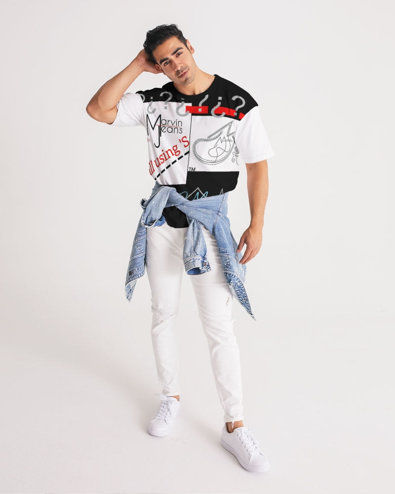 Retro by Marvin Jeans and Trinity D Marvin Men's Premium Heavyweight Tee