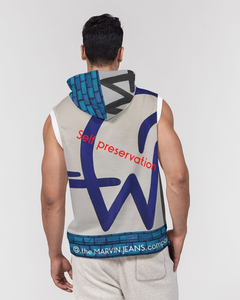 Brick city Legacy by Marvin Jeans Men's Premium Heavyweight Sleeveless Hoodie