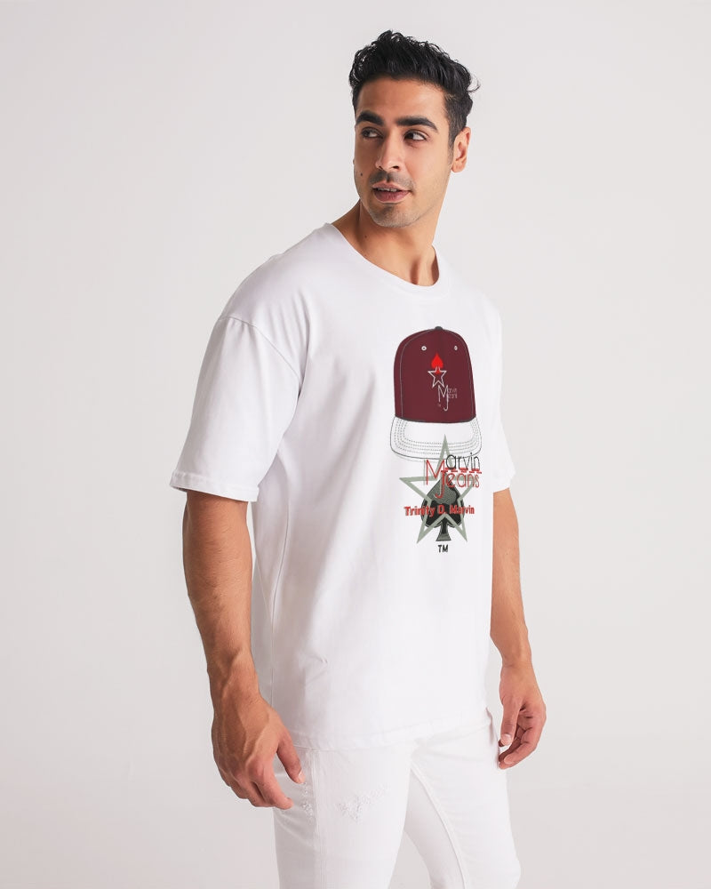Logo cap by Marvin Jeans and Trinity D Marvin Men's Premium Heavyweight Tee
