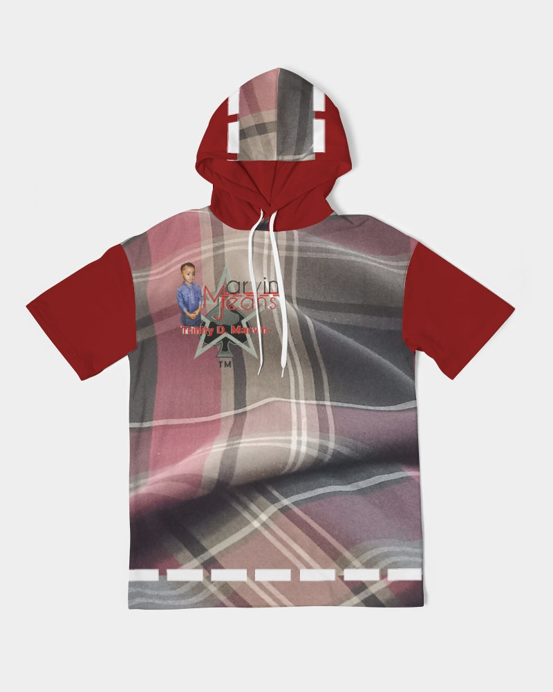 Zero by Marvin Jeans and Trinity D Marvin Men's Premium Heavyweight Short Sleeve Hoodie