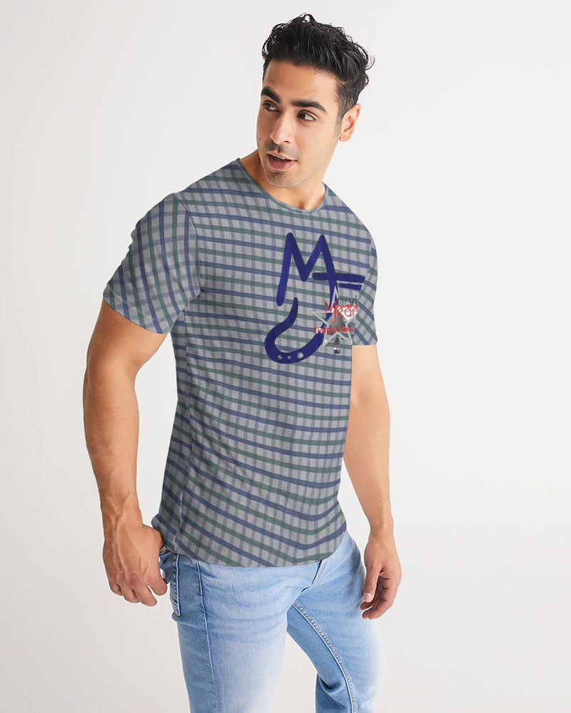 Grid mix by Trinity D. Marvin and Marvin Jeans Men's Tee