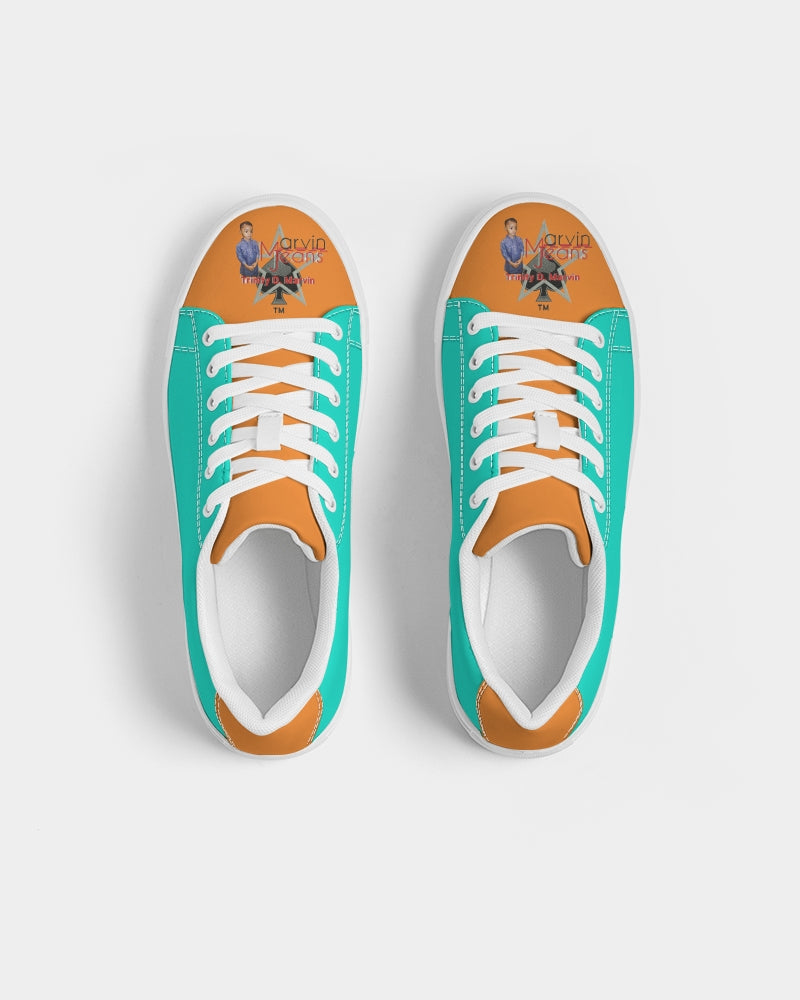 Color tide dark mint by Marvin Jeans and Trinity D Marvin Men's Faux-Leather Sneaker