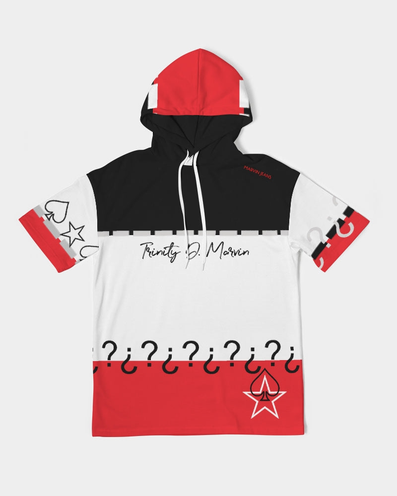 @the MARVIN JEANS company Men's Premium Heavyweight Short Sleeve Hoodie