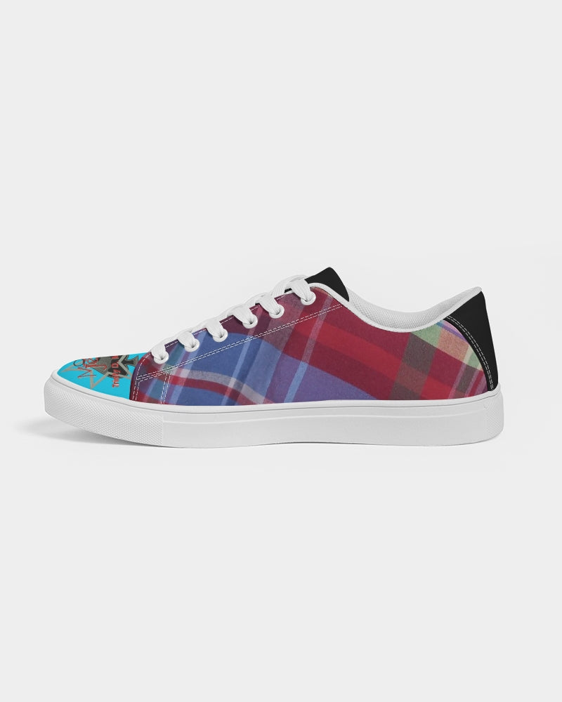 Glory plaids BY MARVIN JEANS Men's Faux-Leather Sneaker