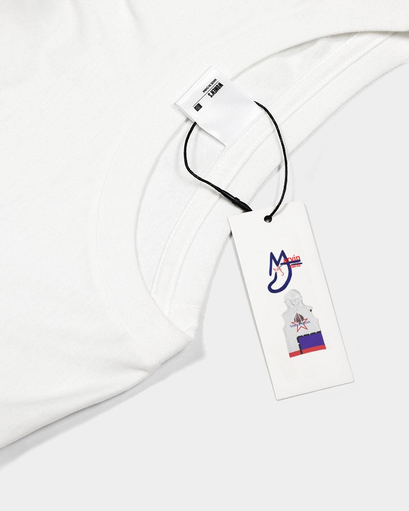All White New-Legacy by Marvin Jeans and Trinity D Marvin Bulk Custom Hangtags