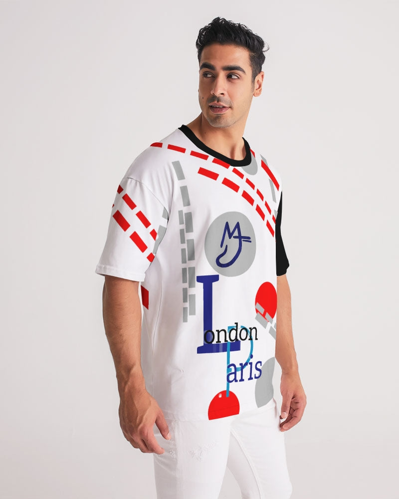 London Paris off grid by Marvin Jeans and Trinity D Marvin Men's Premium Heavyweight Tee