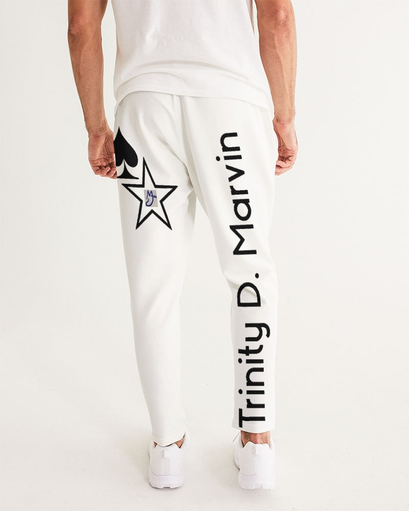 All white Legacy BY MARVIN JEANS Men's Joggers