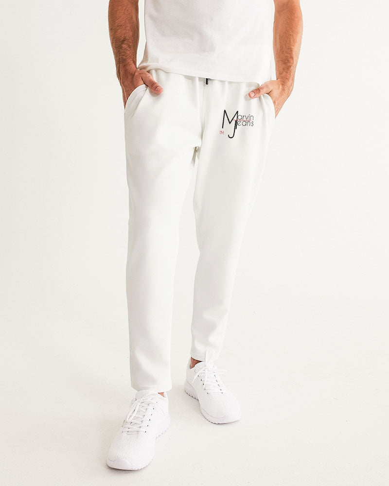 All white MJ by Marvin Jeans and Trinity D Marvin Men's Joggers