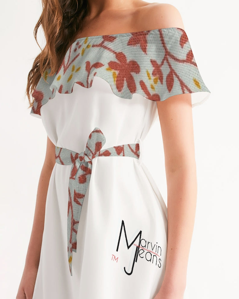 Wildwood by Marvin Jeans and Trinity D Marvin Women's Off-Shoulder Dress