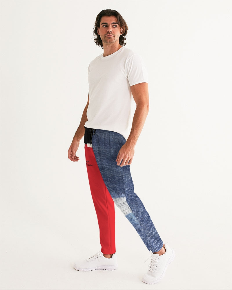 Denim red by Marvin Jeans and Trinity D Marvin Men's Joggers