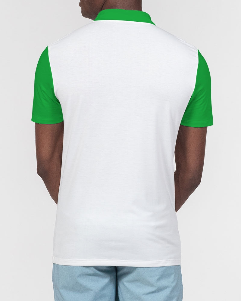 Above greatness by Trinity D. Marvin and Marvin Jeans Men's Slim Fit Short Sleeve Polo