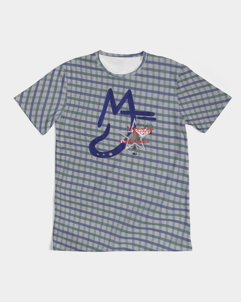 Grid mix by Trinity D. Marvin and Marvin Jeans Men's Tee