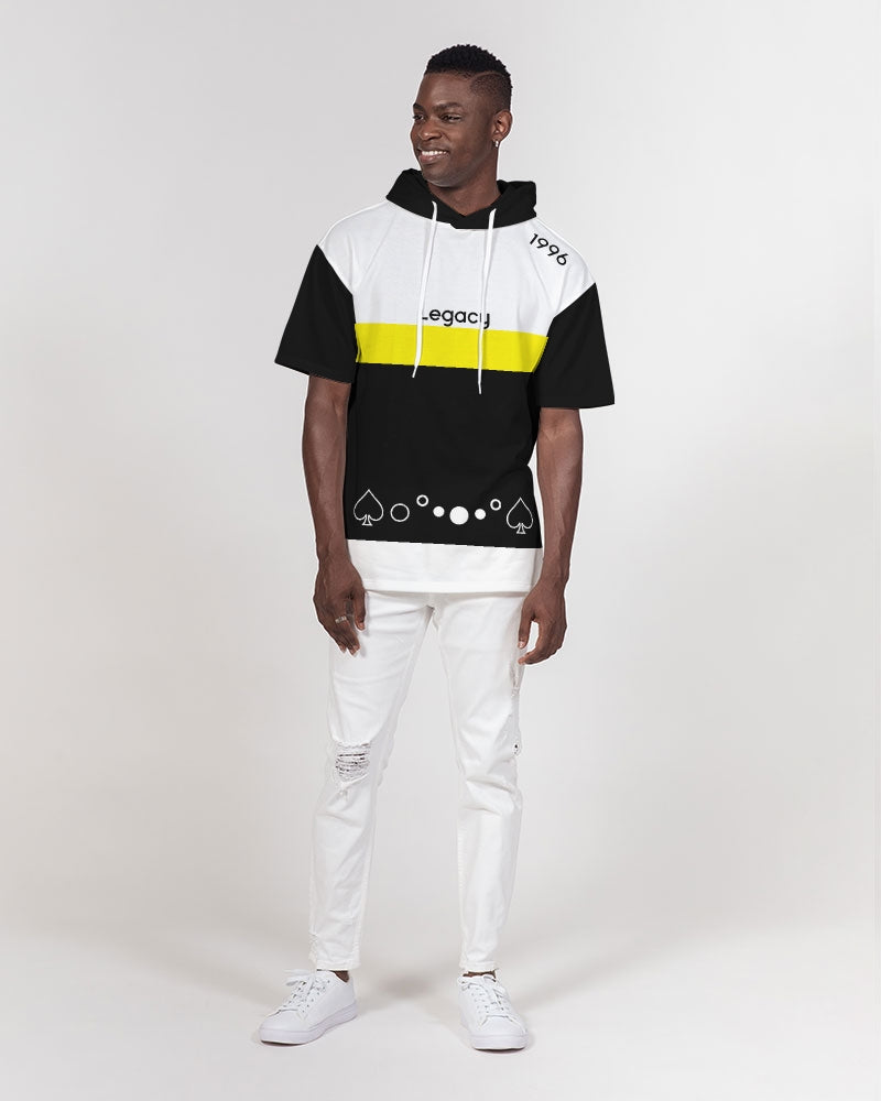 Black Legacy by Marvin Jeans Men's Premium Heavyweight Short Sleeve Hoodie