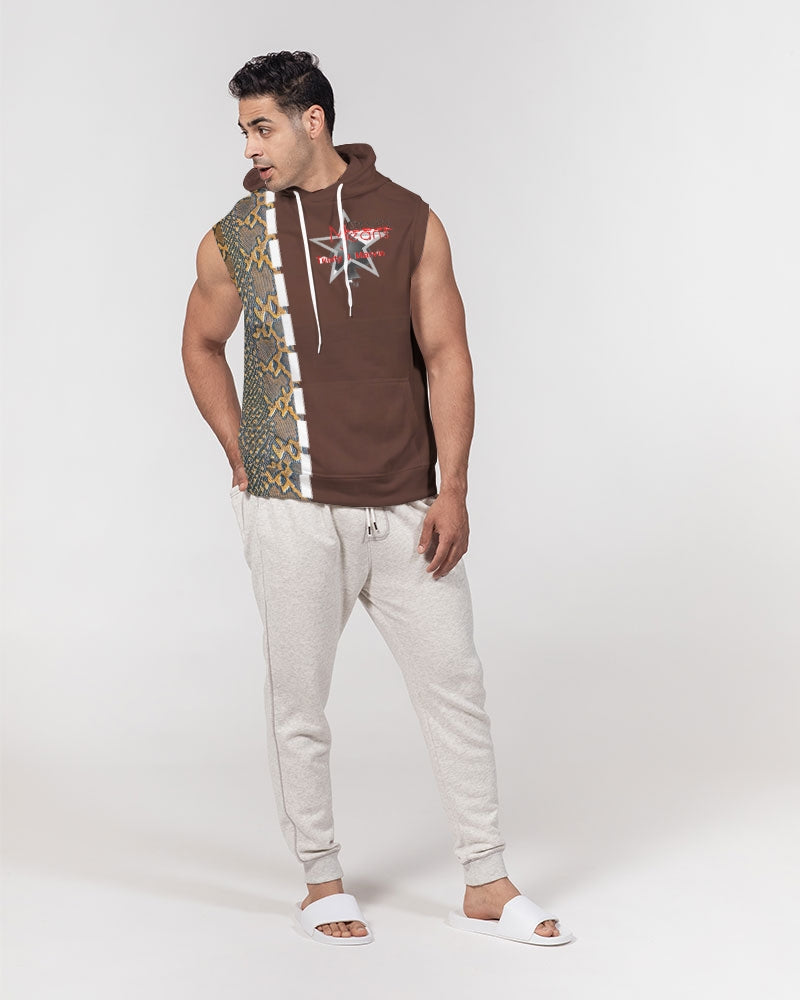 Calf print Premium BY MARVIN JEANS Men's Premium Heavyweight Sleeveless Hoodie