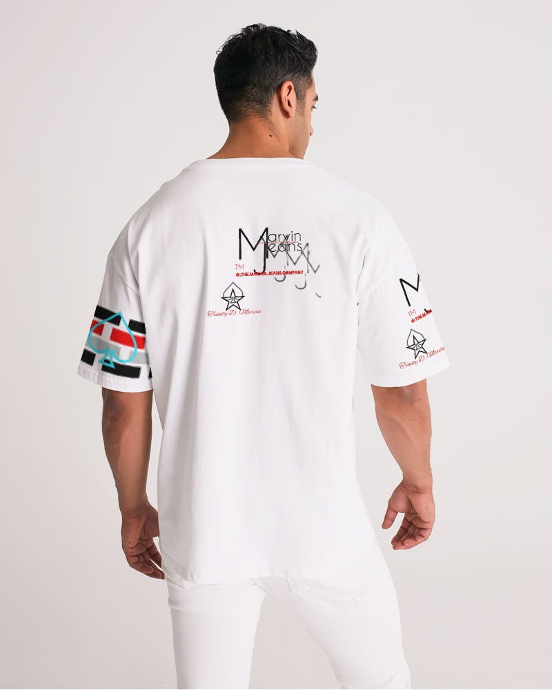 Gospel message Oppression destroyed by Marvin Jeans and Trinity D Marvin Men's Premium Heavyweight Tee