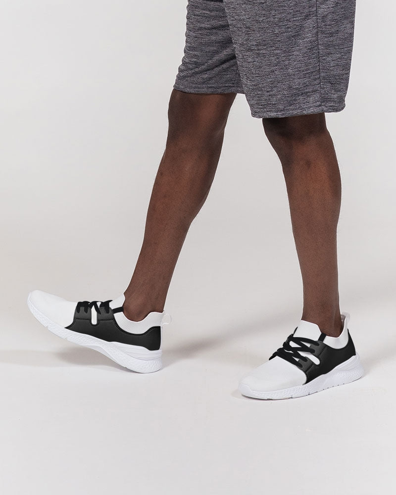 Black white Men's Two-Tone Sneaker