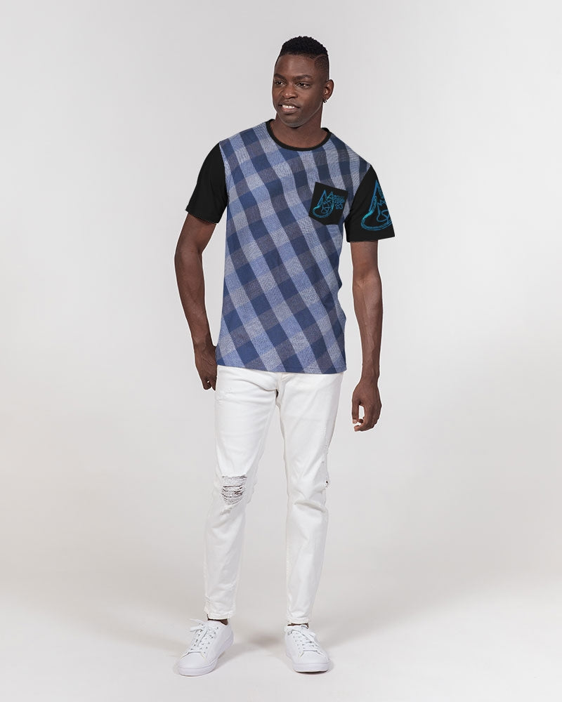 Blue Stripes BY MARVIN JEANS Men's Everyday Pocket Tee