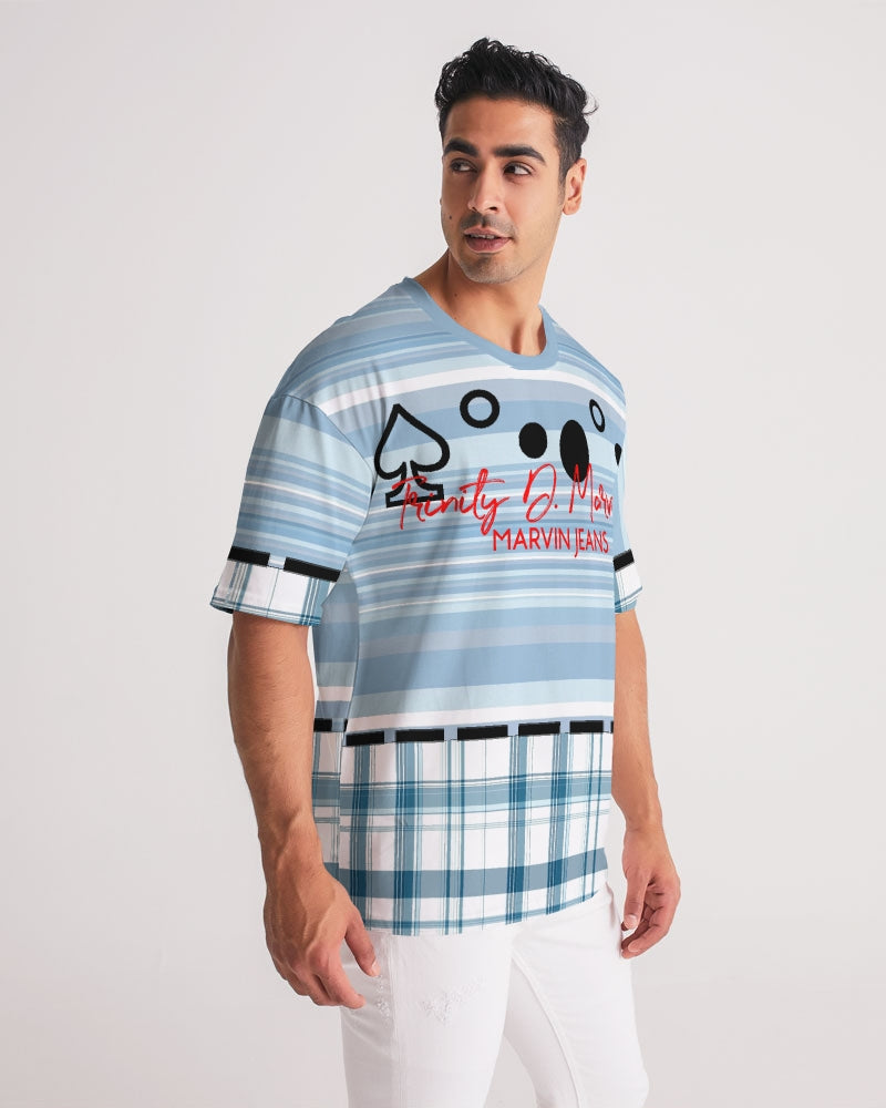 Mege plaids Mixed BY MARVIN JEANS Men's Premium Heavyweight Tee