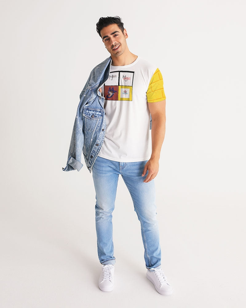 Brick city Yellow red by Marvin Jeans and Trinity D Marvin Men's Tee