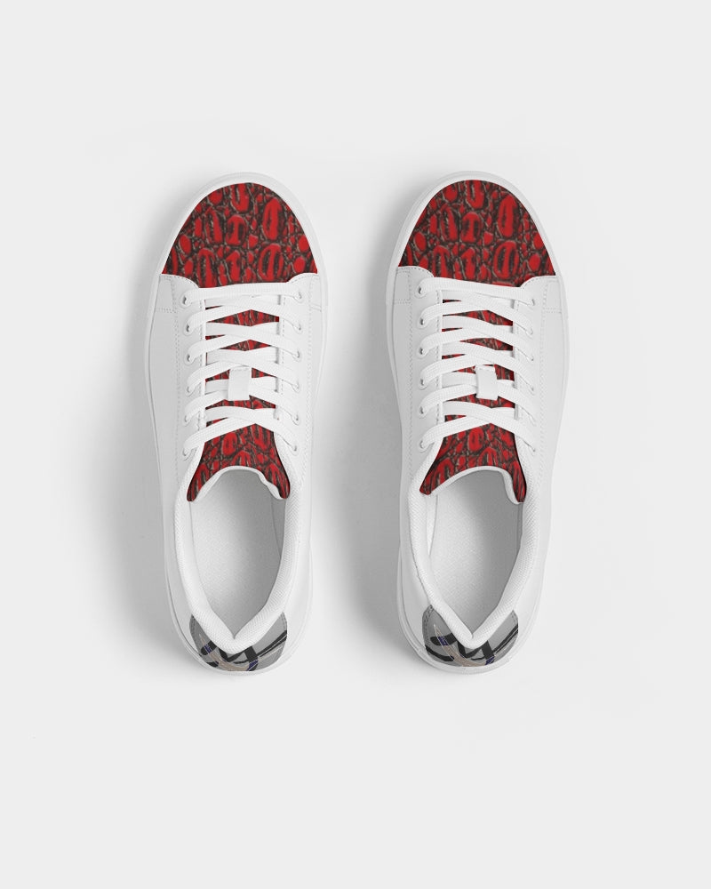 Gator red by Trinity D Marvin Men's Faux-Leather Sneaker