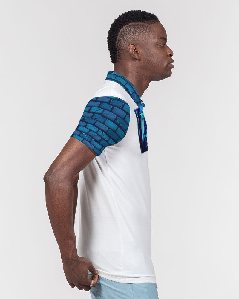 Brick city Dimond logo's Men's Slim Fit Short Sleeve Polo