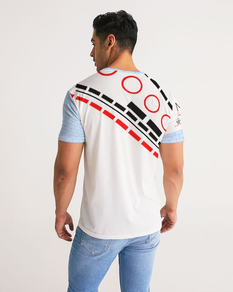 Baby blue brick by Marvin Jeans and Trinity D Marvin Men's Tee