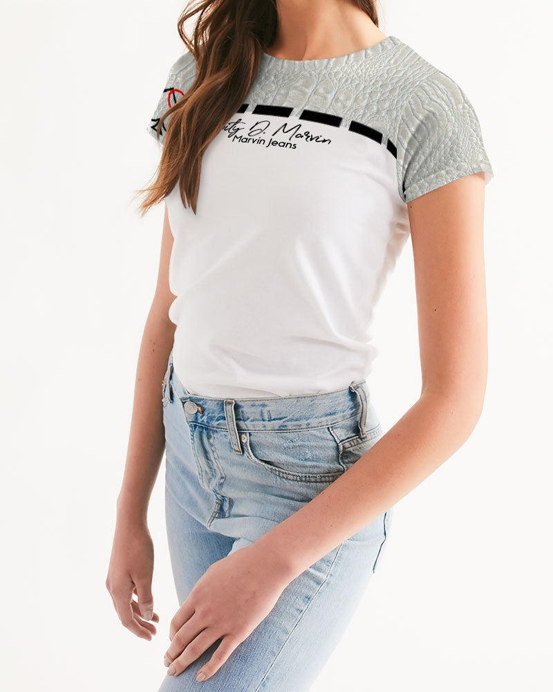 Gator white by Trinity D. Marvin Women's Tee