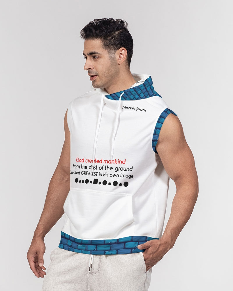 Brick city Men's Premium Heavyweight Sleeveless Hoodie