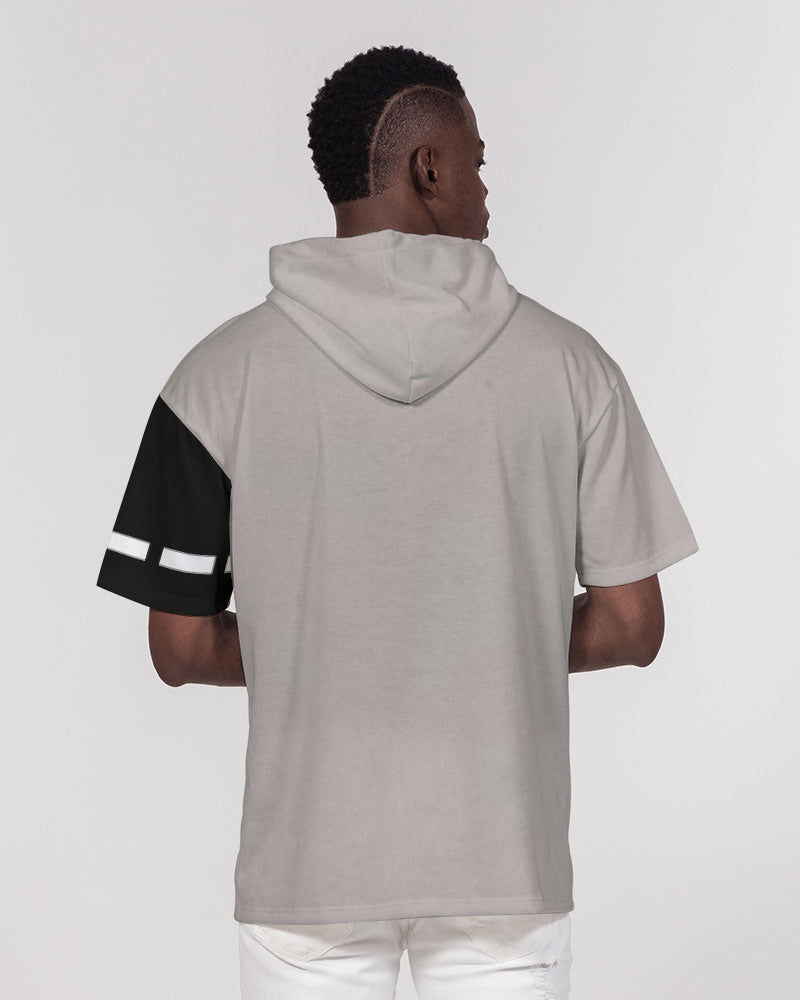 Light grey by Marvin Jeans and Trinity D Marvin Men's Premium Heavyweight Short Sleeve Hoodie