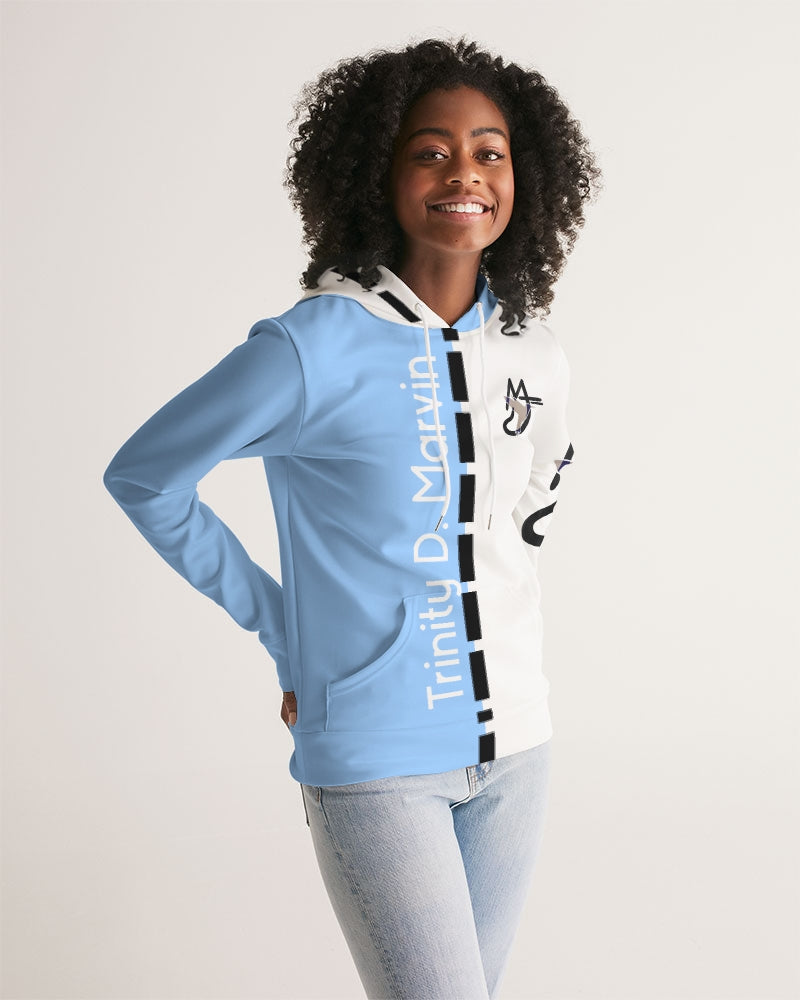 Baby blue by Marvin Jeans and Trinity D Marvin Women's Hoodie