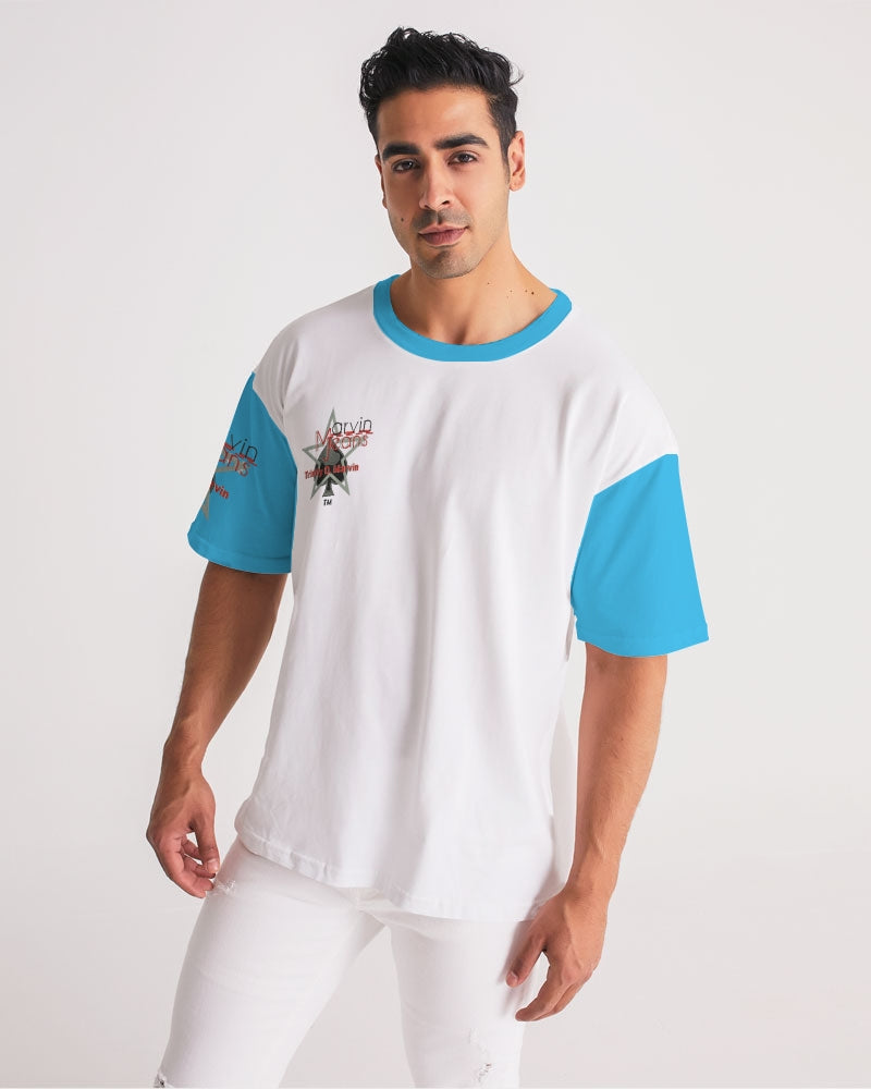 Louid blue by Marvin Jeans and Trinity D Marvin Men's Premium Heavyweight Tee