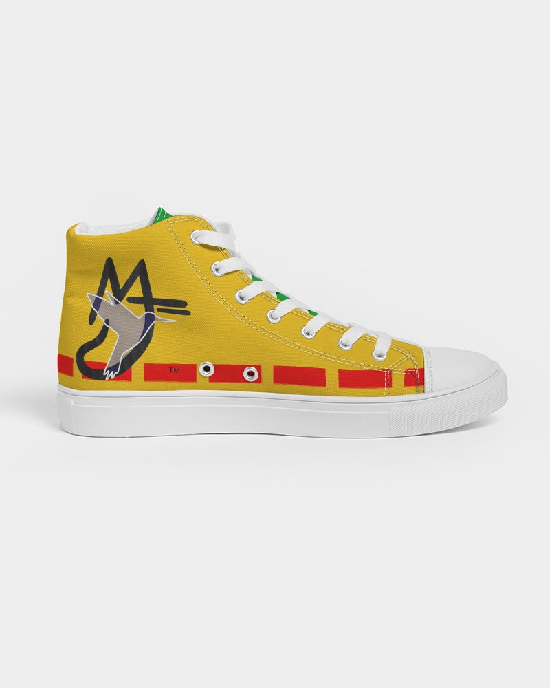 Greater Red Men's Hightop Canvas Shoe
