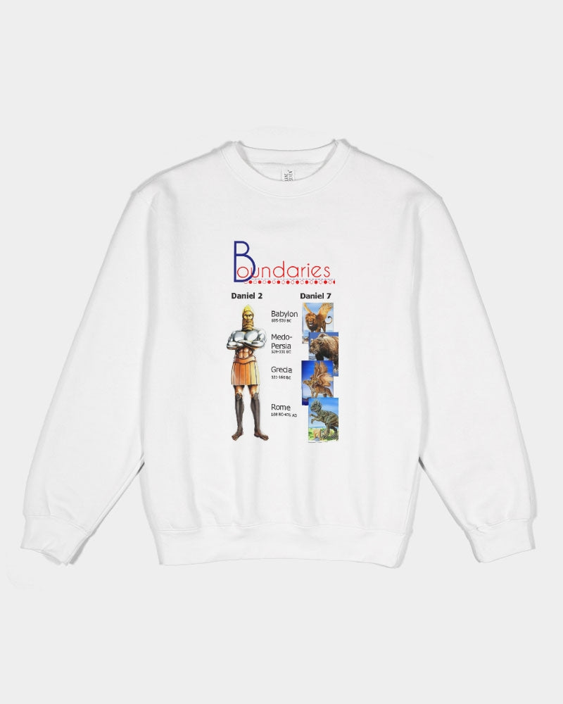 Boundaries Daniel's messages by Marvin Jeans and Trinity D Marvin Unisex Premium Crewneck Sweatshirt | Lane Seven