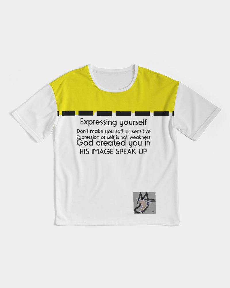 Light yellow expressions by Marvin Jeans Men's Premium Heavyweight Tee