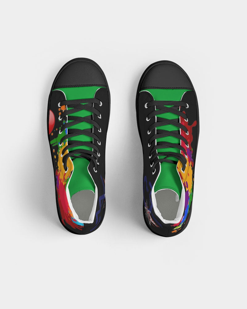Black Splash by Marvin Jeans and Trinity D Marvin Men's Hightop Canvas Shoe - Black