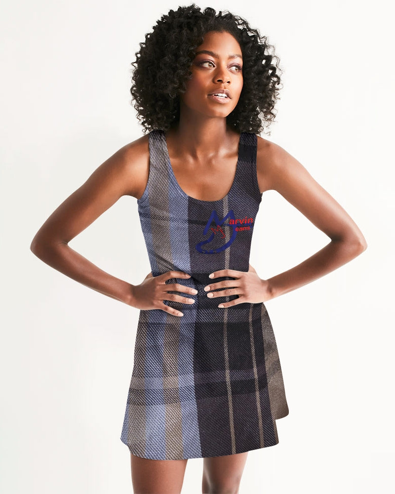 Fashion Icon 2 by Trinity D Marvin and Marvin Jeans Women's Racerback Dress