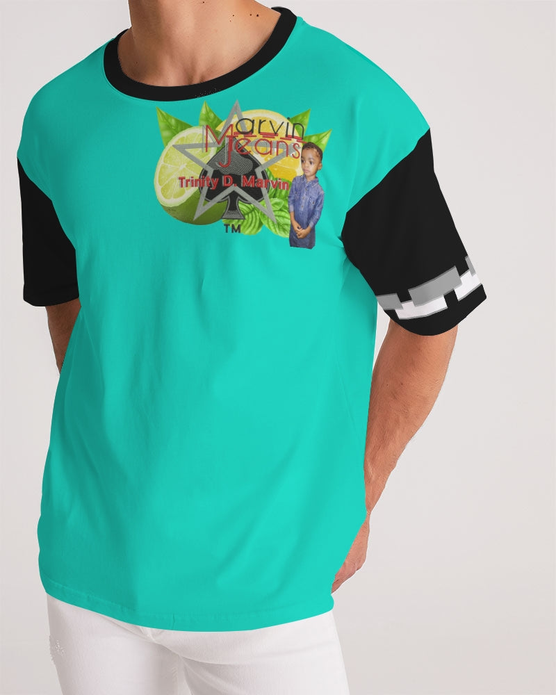 Dark mint Lemon lime by Marvin Jeans and Trinity D Marvin Men's Premium Heavyweight Tee
