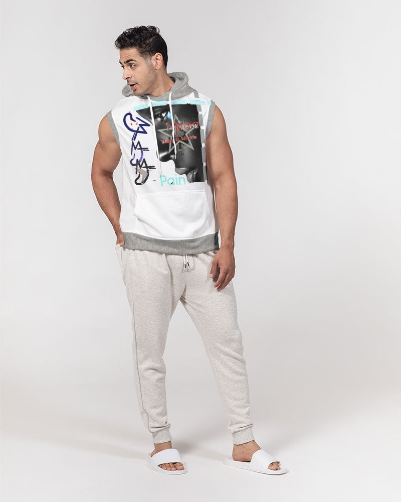Feel my pain by Marvin Jeans and Trinity D Marvin Men's Premium Heavyweight Sleeveless Hoodie