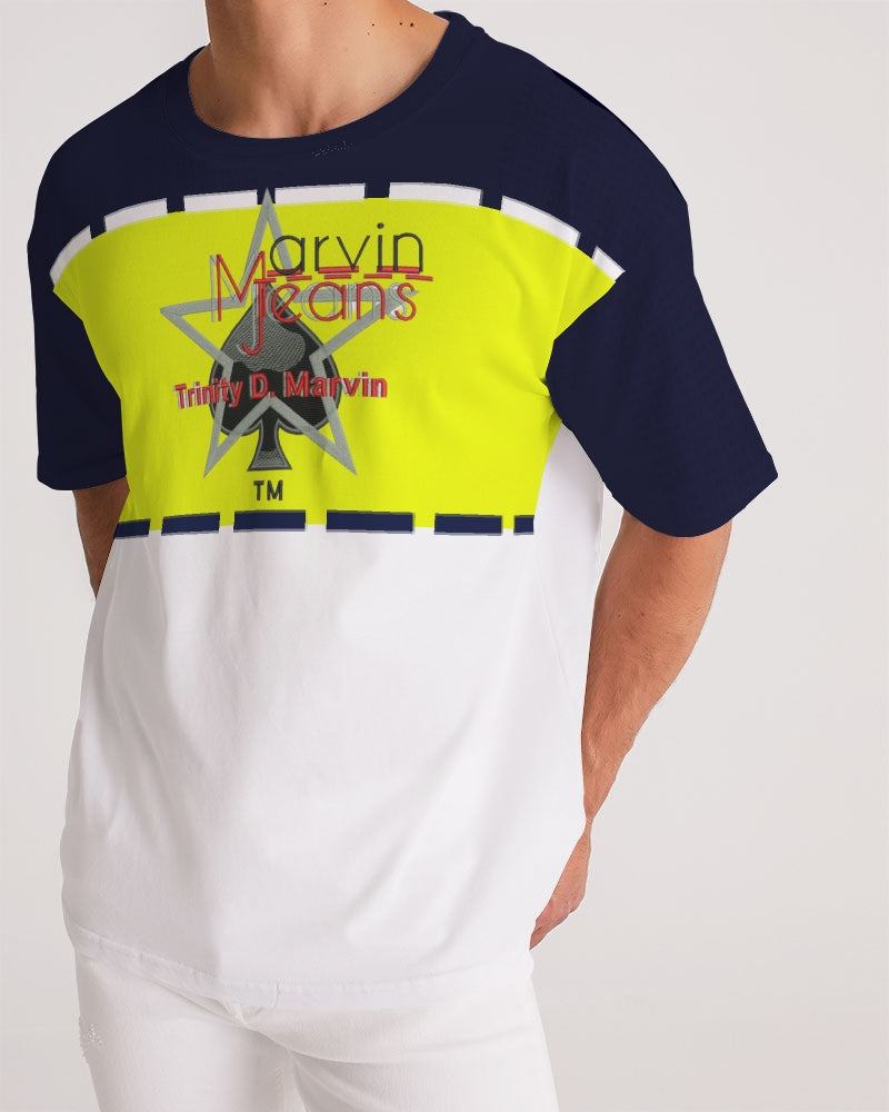 Fashion Icon by Marvin Jeans and Trinity D Marvin Men's Premium Heavyweight Tee