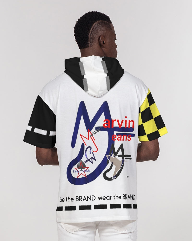 Brand ready by Marvin Jeans and Trinity D Marvin Men's Premium Heavyweight Short Sleeve Hoodie