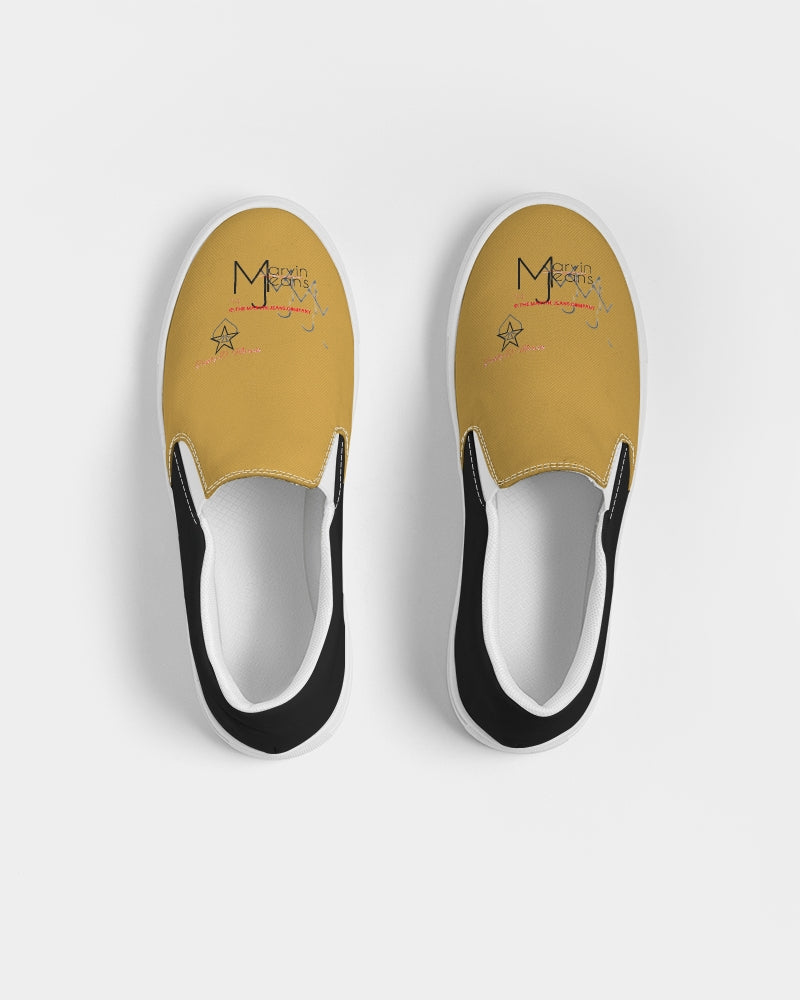 Gold and black by Marvin Jeans and Trinity D Marvin Men's Slip-On Canvas Shoe