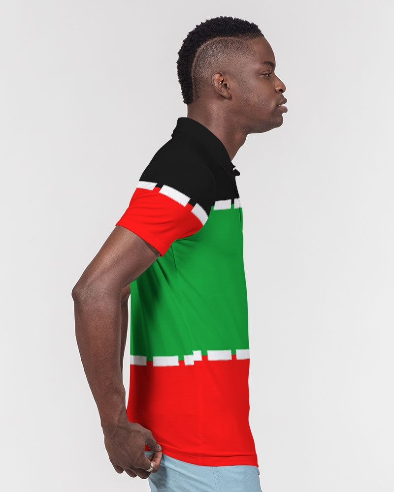 Black holiday by Marvin Jeans and Trinity D Marvin Men's Slim Fit Short Sleeve Polo