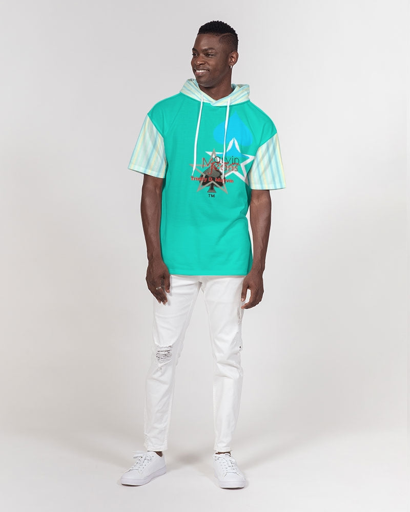 Pin stripes by Marvin Jeans and Trinity D Marvin Men's Premium Heavyweight Short Sleeve Hoodie