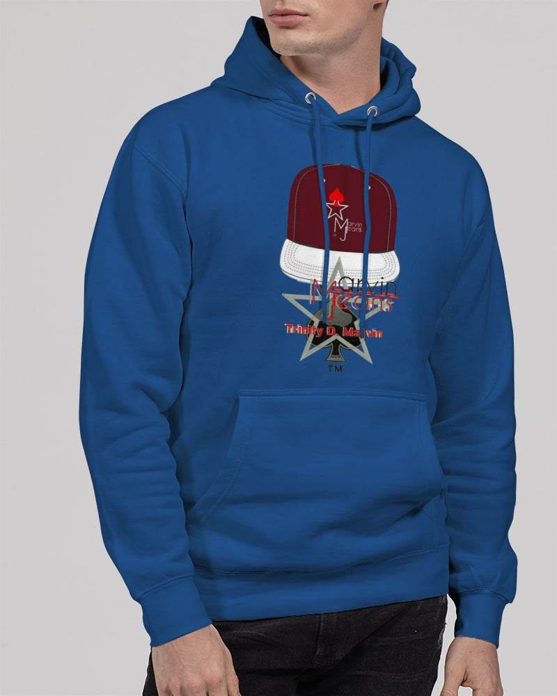 Logo cap by Marvin Jeans and Trinity D Marvin Unisex Premium Pullover Hoodie | Lane Seven