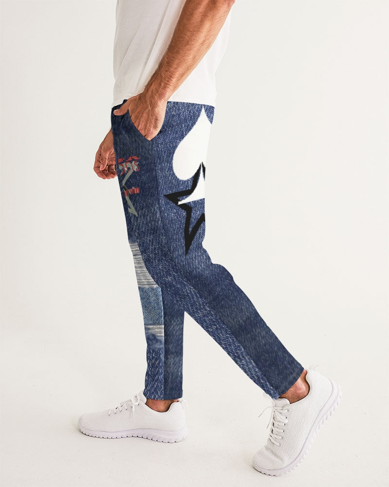 Denim blue by Marvin Jeans and Trinity D Marvin Men's Joggers