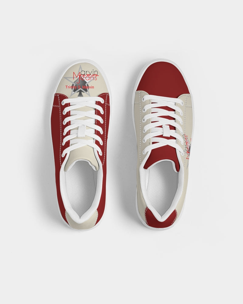 Blake maroon mix Men's Faux-Leather Sneaker