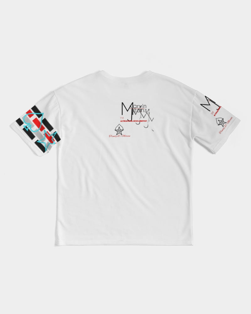 Gospel message Oppression destroyed by Marvin Jeans and Trinity D Marvin Men's Premium Heavyweight Tee