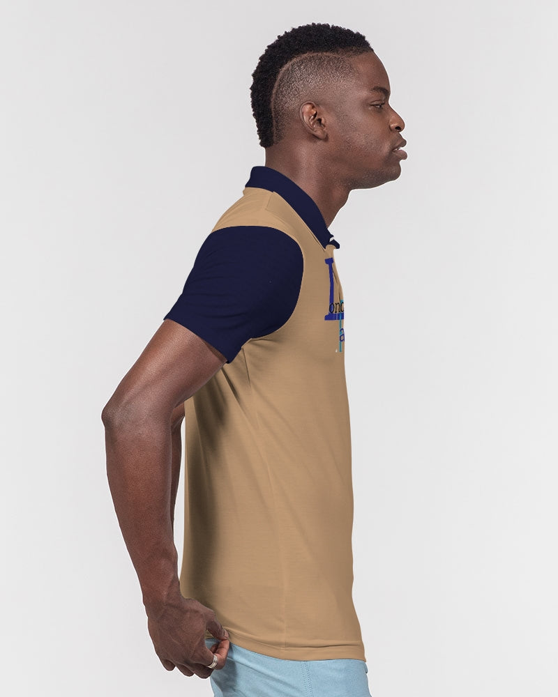 London Paris in da mix by Marvin Jeans and Trinity D Marvin Men's Slim Fit Short Sleeve Polo