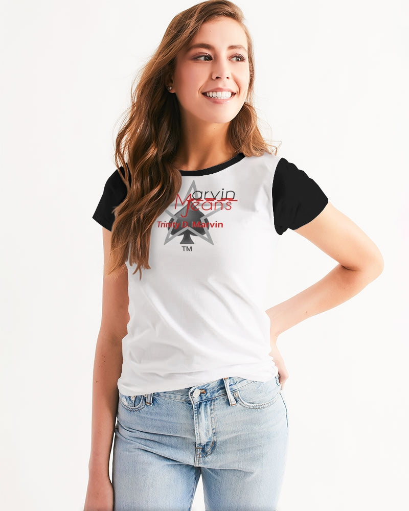 Black Stone by Marvin Jeans and Trinity D.Marvin Women's Tee